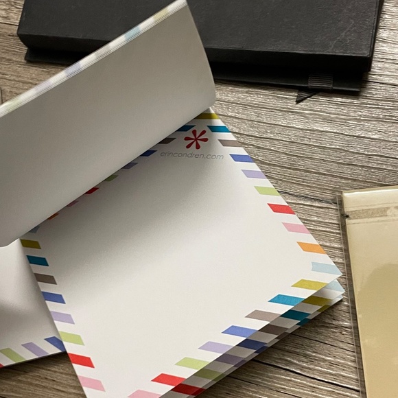 Stationary Bundle of 3 Erin Condren Mini Tear Off Notepads, Blank Thank You Card - Picture 11 of 12